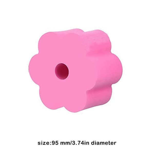 Enkelhåls blomformade koppar Turner Skum Lättvikts Tumbler Spinner Svamp
