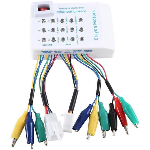 24V/36V/48V/60V/72V Elbil E-Bike Scooter Børsteløs Motor Controller Tester til Test Motor Coi