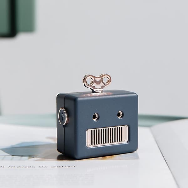 Mini søte Bluetooth-høyttalere (blå)