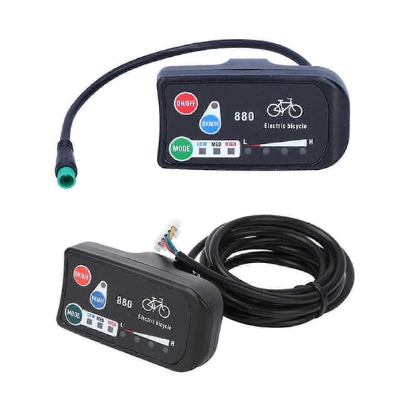 LED Display Kontrolpanel til KT Controller, Elektrisk Cykel EBike 880 LCD Skærm Waterproof connector