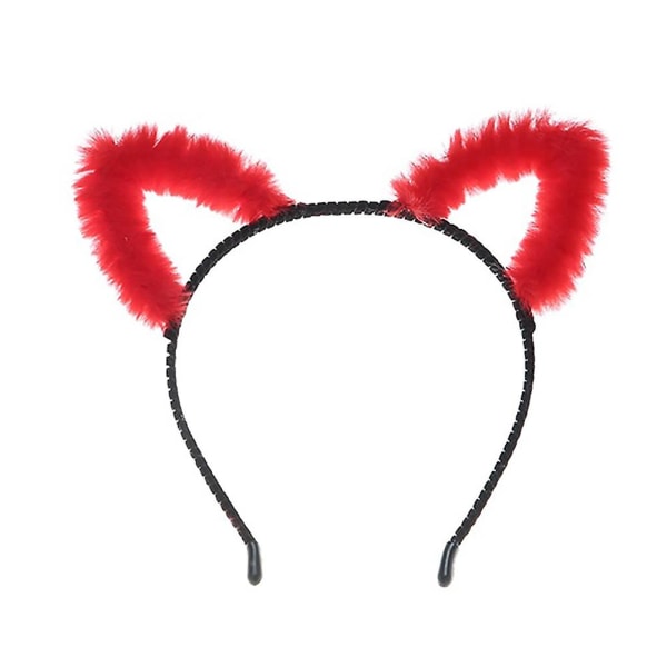 Halloween Cat Ear Headband Hair Hoop Cosplay Festival Headpiece Christmas Masquerade Party Headdress