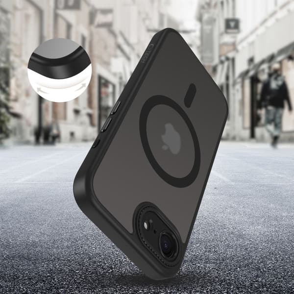 Tech-Protect iPhone 16e -kotelo MagSafe MagCam Mattamusta 70