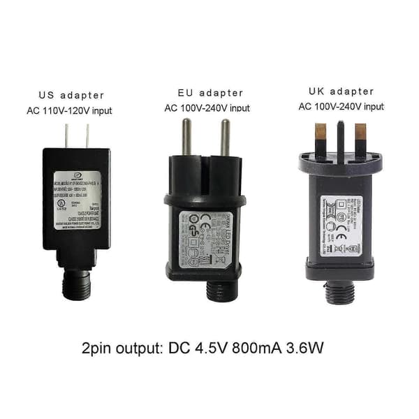 4,5V transformator LED-kontroller strømforsyning vanntett lavspenningstransformator EU