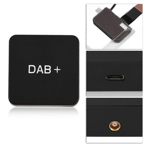 DAB-radiomottakeradapter DAB+ boks digital radiomottaker med antenneCJY