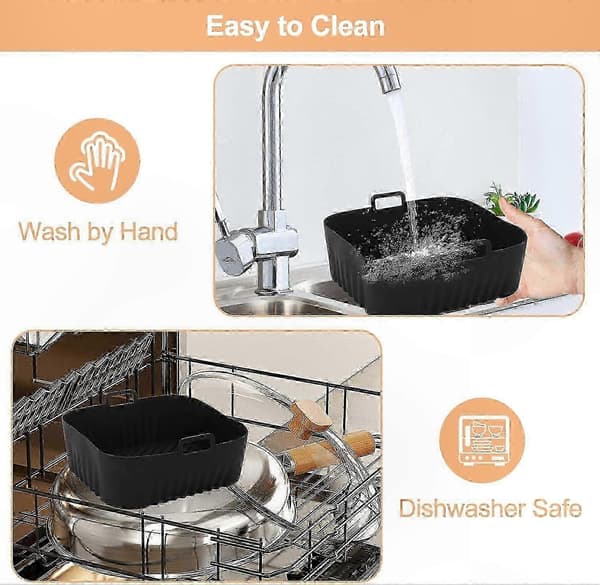 Airfryer 3000 Series Silikonform Tillbehör för Dubbel Korg 2-pack