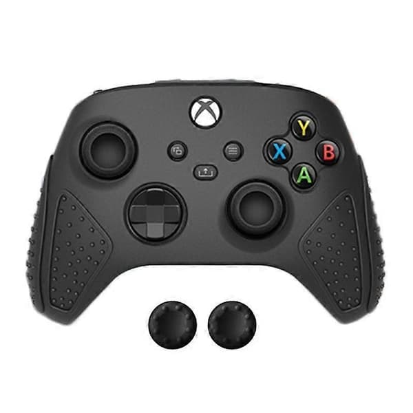 För Xbox Series S / X Gamepad Silikonskyddsfodral Black