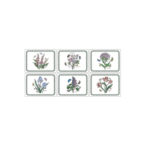 Pimpernel Botanic Garden bordstabletter Set med 6 nya mönster-yg