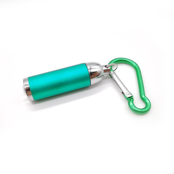 Kannettava mini-LED-avainnippu taskulamppu taskulamppu Vedenpitävä avaimenperä retkeilyyn Green