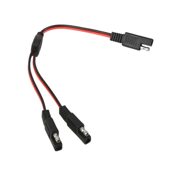 SAE-kabel til bilforlængerkabel Y-splitter 1 til 2 SAE 18AWG