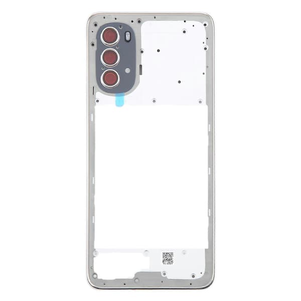 Til Motorola Moto G52 KOMPATIBEL Midterramme Bezelplade Silver