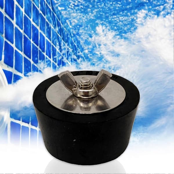 63mm Vintergummi Vinterplugg Expansionsplugg Pool Skyddsverktyg, CJY Black
