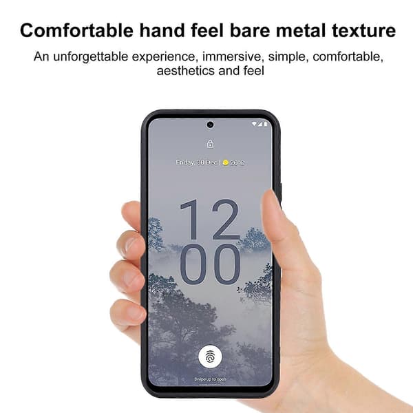 För Nokia X30 TPU-telefonfodral Black