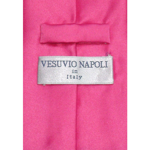 Vesuvio Napoli Solid Neck Tie & Näsduk Herr Hals Tie Set