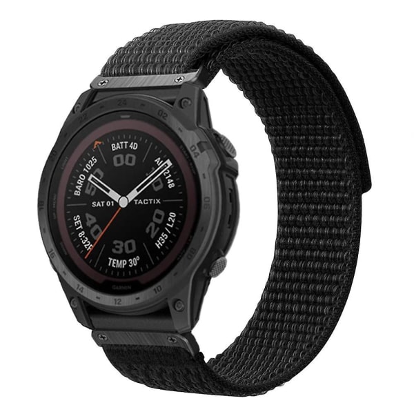 För Garmin Tactix 7 Pro/Fenix ​​7X/Fenix ​​6X Pro 26mm nylon watch