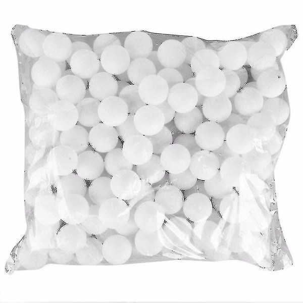 150 stk bordtennisbolde plastik til begyndere voksne (hvid)