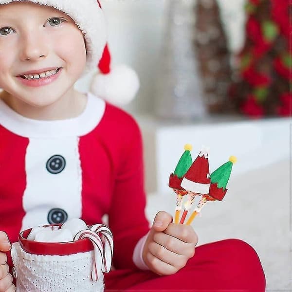 48 st Mini Tomteluva Jul Vinflaska Skyddslock CJY