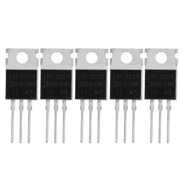 5 stk. IRF3205 Power Transistor Felt Effector IRF3205PBF TO-220 MOSFET Rør Ny