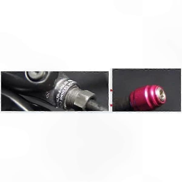 Hydraulisk skivebremse olivenindsatssæt til cykelvedligeholdelse og reparation SilverRed