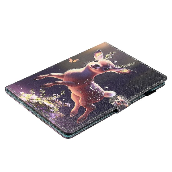 För Samsung Galaxy Tab A8 10.5 X205/X200 skyddande case PU Läder Flip Cover Deer