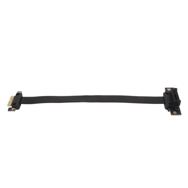 PCIE 3.0 1X Extension Cable 90 Degree Right Angle PCIE Riser Card Ribbon Extender Full Speed Extension Cable 10cm / 3.9in