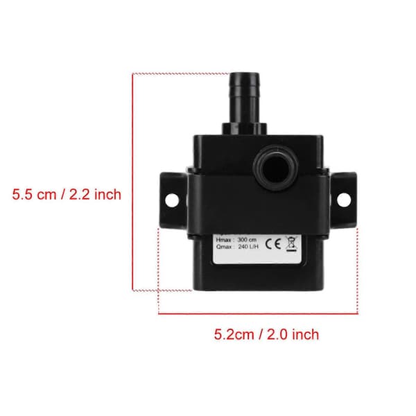 Dränkbar vattenpump, trädgårdspump, akvariepump