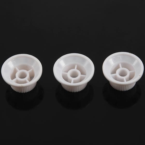Hvid Sort 1 Volume & 2 Tone Guitar Kontrolknapper Til Strat Style Guitar CJY