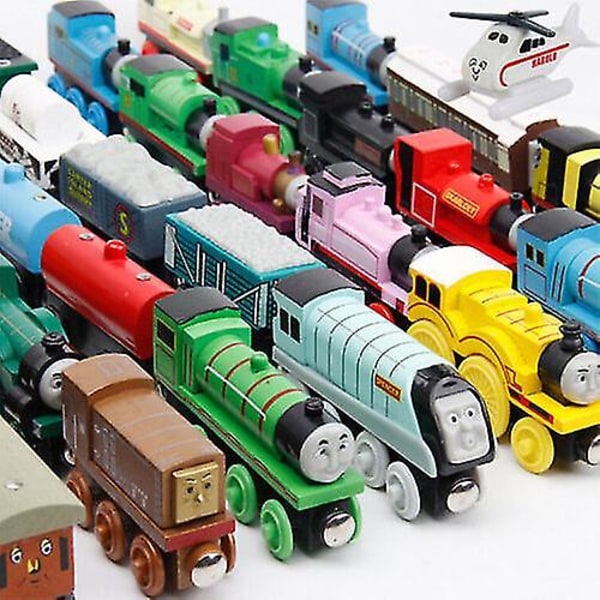 Thomas och vänner tåg tankmotor trä järnvägsmagnet samla presentleksak