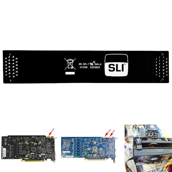 Sinknap höghastighets grafikkort Anslutningsadapter Sli Bridge Adapter för Gtx1070/1080