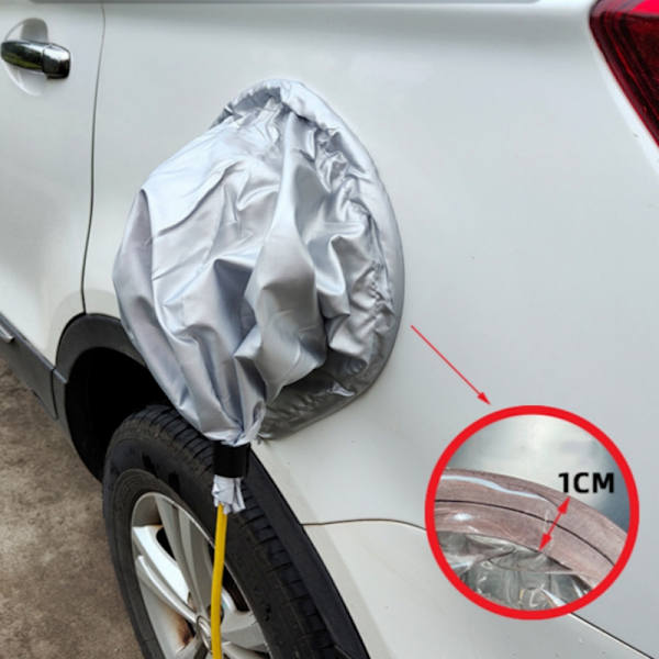 INF Magnetic Waterproof Cover for EV Charging Socket Sølv