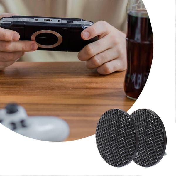 6 stk. analog joystick-udskiftningshætteknap til PSP 1000 Black