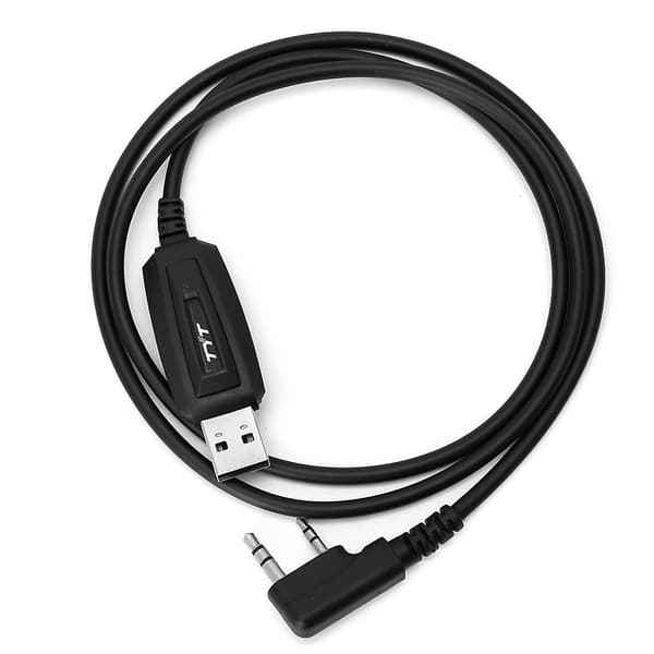 USB-programmeringskabel + software-cd til TYT MD-380 tovejs walkie-talkie-radio