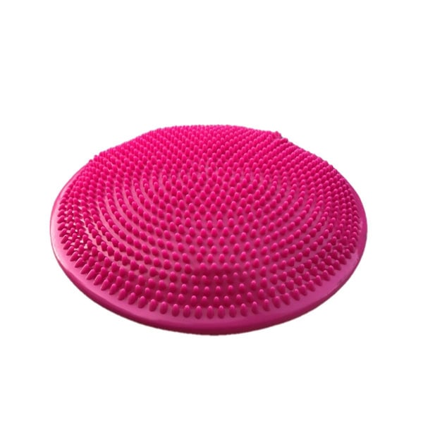 Yogabolde Massagepude Oppustelig Balancepude Skivemåtte Fitness Træning Træningsbold Rehabiliteringspude Pink