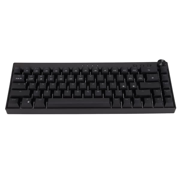 68 Keys Mechanical Keyboard RGB Backlight Wireless Wired 3 Modes 1800mAh Battery Black Gaming Keyboard with Black Switch