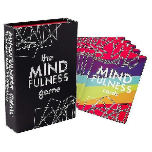 Mindfulness-terapispel Mindfulness-spelet Sociala färdigheter Barn Tonåringar och vuxna 40 kort för att spela kortspel Brädspel_s