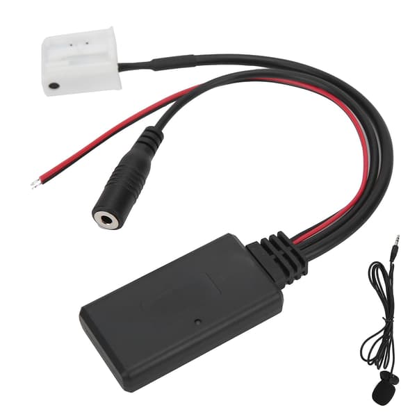 Bluetooth AUX-IN Adapter with Microphone for Hands-Free Calling - Compatible with RCD210, RCD300, RCD310 (12-Pin)