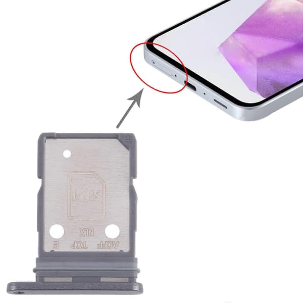 For Samsung Galaxy A36 SM-A366B KOMPATIBELT SIM + SIM-kortskuff Black
