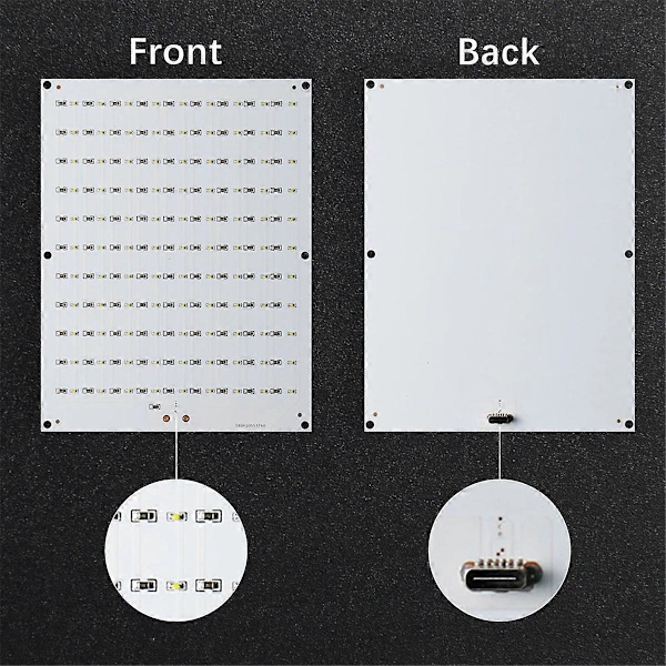 5 pcs for Lithophane Led Panel PLA Basic CMYK Lithophane Package 3D-Print Lithophane Photo DIY-lingling White