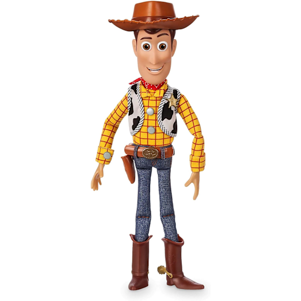 Disney Sheriff Woody Snakkende Actionfigur med Filmlyder, Interaktivt Leketøy for Toy Story-Fans