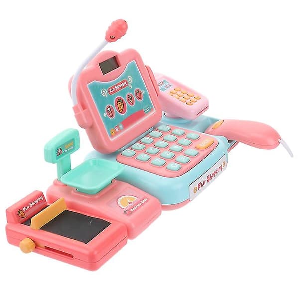 1 sarja lasten simulaatiokassakonelelu