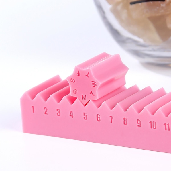 31 Dages Ugekalender Stativ Form Epoxy Silikonform Bordkalender Hjemmedekoration