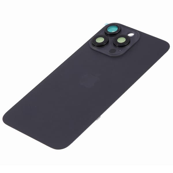 Til iPhone 15 Pro Max Batterihus med Beslag+Kamera Linse Dæksel Udskiftningsdel Multicolor Style C