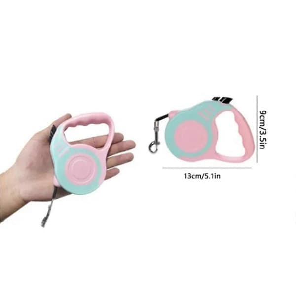Indragbart hundkoppel Automatiskt flexibelt valpkattskoppel, D