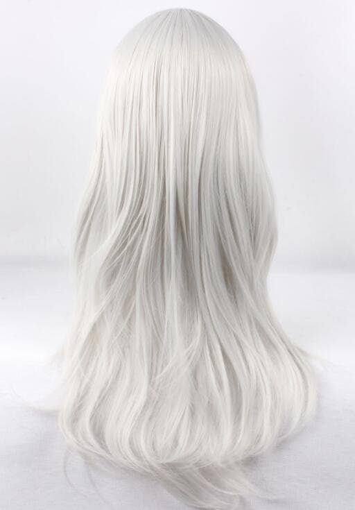 Lång lockig hårtoppar kostym Cosplay peruk, CJY
