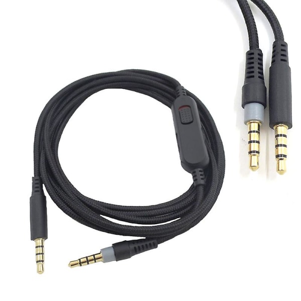 Audiokabelbyte Headset Aux-sladd med volymkontroll för Kingston Alpha