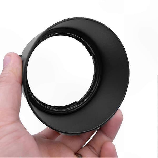Sirkulær solblender for RF 85mm F2 Macro STM kameralinser, erstatningstilbehør Black
