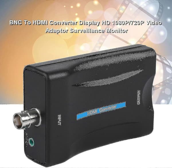 Koaksial til HDMI-adapter for TV-antenne, 1080p/720p HD-skjerm videoadapter, overvåkingsmonitorCJY