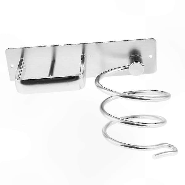 Väggmonterbar Hårfön- och Plattångshållare i Aluminium