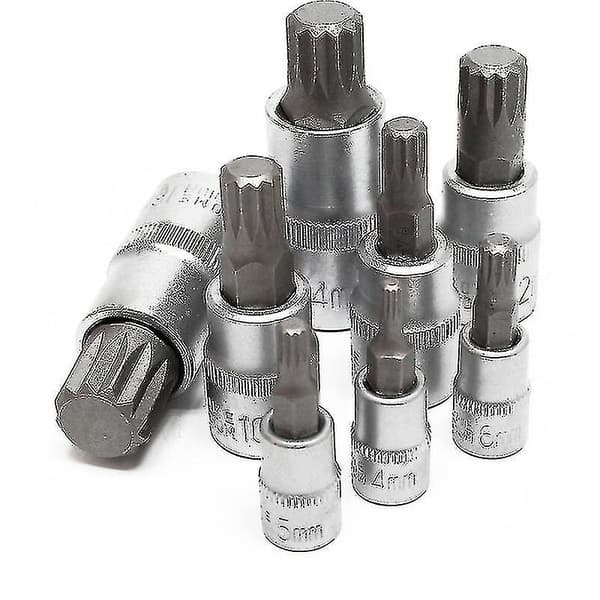 Multitannet Xzn Pipenøkkelsett 8 Deler M4 - M16