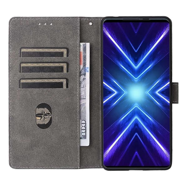 Til HTC U24 Pro 5G Etui RFID Blokerende Pung Læder Telefoncover med Rem Multicolor Style C