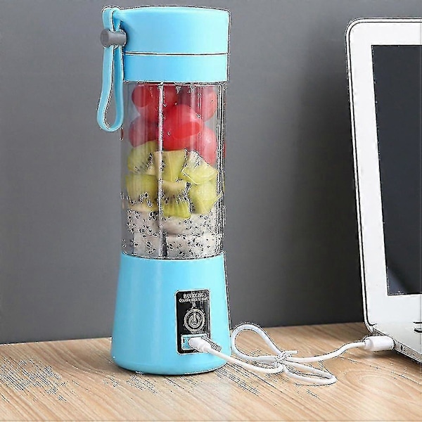Portabel USB Elektrisk Fruktjuicer Handhållen Smoothie Maker Blender Omrörning Uppladdningsbar Mini Portabel Juicekopp Vatten